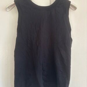 Black Sleeveless Women's Top